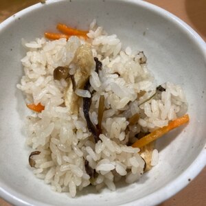 ひと手間かけて！美味しい山菜おこわ